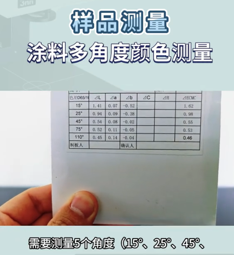 涂料多角度测量
