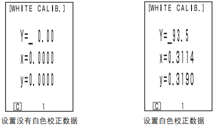 CR400色差仪白色校正